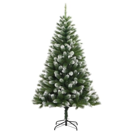 vidaXL Künstlicher Weihnachtsbaum Klappbar Beschneit 210 cm