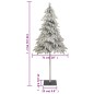 vidaXL Künstlicher Weihnachtsbaum Beschneit 150 cm vidaXL Künstlicher Weihnachtsbaum Beschneit 150 cm