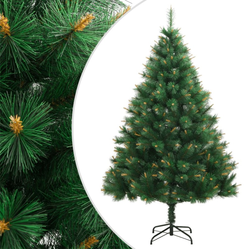 vidaXL Künstlicher Weihnachtsbaum Klappbar mit Ständer 210 cm vidaXL Künstlicher Weihnachtsbaum Klappbar mit Ständer 210 cm