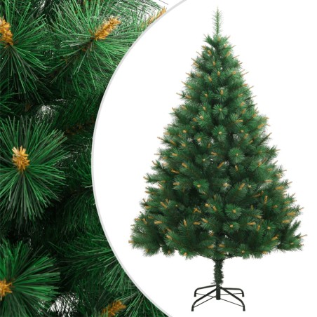vidaXL Künstlicher Weihnachtsbaum Klappbar mit Ständer 210 cm