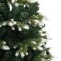 vidaXL Künstlicher Weihnachtsbaum Klappbar Beschneit 120 cm vidaXL Künstlicher Weihnachtsbaum Klappbar Beschneit 120 cm
