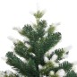 vidaXL Künstlicher Weihnachtsbaum Klappbar Beschneit 120 cm vidaXL Künstlicher Weihnachtsbaum Klappbar Beschneit 120 cm