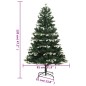 vidaXL Künstlicher Weihnachtsbaum Klappbar Beschneit 120 cm vidaXL Künstlicher Weihnachtsbaum Klappbar Beschneit 120 cm