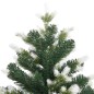 vidaXL Künstlicher Weihnachtsbaum Klappbar Beschneit 150 cm vidaXL Künstlicher Weihnachtsbaum Klappbar Beschneit 150 cm