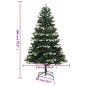vidaXL Künstlicher Weihnachtsbaum Klappbar Beschneit 180 cm vidaXL Künstlicher Weihnachtsbaum Klappbar Beschneit 180 cm