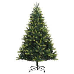 vidaXL Künstlicher Weihnachtsbaum Klappbar mit Ständer 210 cm