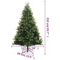 vidaXL Künstlicher Weihnachtsbaum Klappbar mit Ständer 210 cm vidaXL Künstlicher Weihnachtsbaum Klappbar mit Ständer 210 cm