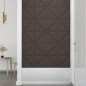 Wandpaneele 12 Stk. Taupe 30x30 cm Stoff 0,54 m² Wandpaneele 12 Stk. Taupe 30x30 cm Stoff 0,54 m²