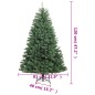 vidaXL Künstlicher Weihnachtsbaum Klappbar mit Ständer Grün 120 cm vidaXL Künstlicher Weihnachtsbaum Klappbar mit Ständer Grün 120 cm