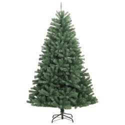 vidaXL Künstlicher Weihnachtsbaum Klappbar mit Ständer Grün 210 cm
