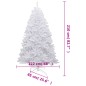 vidaXL Künstlicher Weihnachtsbaum Klappbar Beschneit 210 cm vidaXL Künstlicher Weihnachtsbaum Klappbar Beschneit 210 cm
