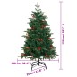 vidaXL Künstlicher Weihnachtsbaum Klappbar mit Zapfen & Beeren 150 cm vidaXL Künstlicher Weihnachtsbaum Klappbar mit Zapfen & Beeren 150 cm
