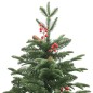 vidaXL Künstlicher Weihnachtsbaum Klappbar mit Zapfen & Beeren 180 cm vidaXL Künstlicher Weihnachtsbaum Klappbar mit Zapfen & Beeren 180 cm