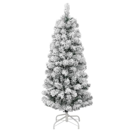 vidaXL Künstlicher Weihnachtsbaum Klappbar Beschneit 150 cm