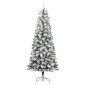 vidaXL Künstlicher Weihnachtsbaum Klappbar Beschneit 180 cm vidaXL Künstlicher Weihnachtsbaum Klappbar Beschneit 180 cm