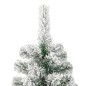 vidaXL Künstlicher Weihnachtsbaum Klappbar Beschneit 210 cm vidaXL Künstlicher Weihnachtsbaum Klappbar Beschneit 210 cm
