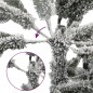 vidaXL Künstlicher Weihnachtsbaum Klappbar Beschneit 150 cm vidaXL Künstlicher Weihnachtsbaum Klappbar Beschneit 150 cm