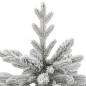 vidaXL Künstlicher Weihnachtsbaum Klappbar Beschneit 150 cm vidaXL Künstlicher Weihnachtsbaum Klappbar Beschneit 150 cm