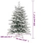 vidaXL Künstlicher Weihnachtsbaum Klappbar Beschneit 150 cm vidaXL Künstlicher Weihnachtsbaum Klappbar Beschneit 150 cm