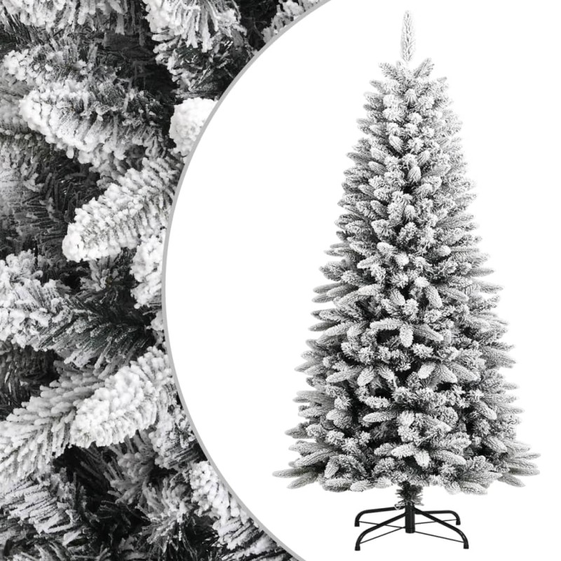 vidaXL Künstlicher Weihnachtsbaum Beschneit 120 cm PVC&PE vidaXL Künstlicher Weihnachtsbaum Beschneit 120 cm PVC&PE