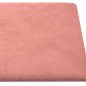 Wandpaneele 12 Stk. Rosa 90x15 cm Samt 1,62 m² Wandpaneele 12 Stk. Rosa 90x15 cm Samt 1,62 m²