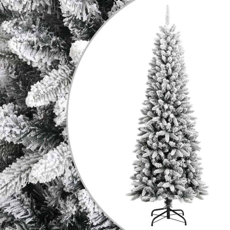 vidaXL Künstlicher Weihnachtsbaum Beschneit 210 cm PVC&PE vidaXL Künstlicher Weihnachtsbaum Beschneit 210 cm PVC&PE