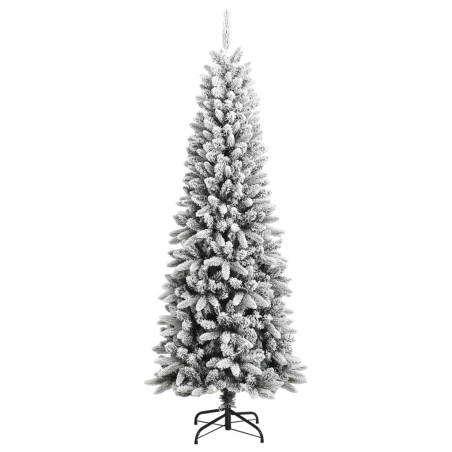 vidaXL Künstlicher Weihnachtsbaum Beschneit 210 cm PVC&PE