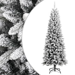 vidaXL Künstlicher Weihnachtsbaum Beschneit 240 cm PVC&PE