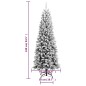 vidaXL Künstlicher Weihnachtsbaum Beschneit 240 cm PVC&PE vidaXL Künstlicher Weihnachtsbaum Beschneit 240 cm PVC&PE