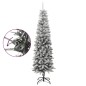 vidaXL Künstlicher Weihnachtsbaum Beschneit Schlank 210 cm PVC&PE vidaXL Künstlicher Weihnachtsbaum Beschneit Schlank 210 cm PVC&PE