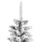 vidaXL Künstlicher Weihnachtsbaum Beschneit Schlank 210 cm PVC&PE vidaXL Künstlicher Weihnachtsbaum Beschneit Schlank 210 cm PVC&PE