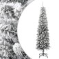 vidaXL Künstlicher Weihnachtsbaum Beschneit Schlank 240 cm PVC&PE vidaXL Künstlicher Weihnachtsbaum Beschneit Schlank 240 cm PVC&PE