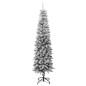 vidaXL Künstlicher Weihnachtsbaum Beschneit Schlank 240 cm PVC&PE vidaXL Künstlicher Weihnachtsbaum Beschneit Schlank 240 cm PVC&PE