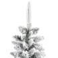 vidaXL Künstlicher Weihnachtsbaum Beschneit Schlank 240 cm PVC&PE vidaXL Künstlicher Weihnachtsbaum Beschneit Schlank 240 cm PVC&PE