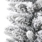 vidaXL Künstlicher Weihnachtsbaum Beschneit Schlank 240 cm PVC&PE vidaXL Künstlicher Weihnachtsbaum Beschneit Schlank 240 cm PVC&PE