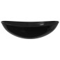 vidaXL Waschbecken Hartglas 54,5x35x15,5 cm Schwarz vidaXL Waschbecken Hartglas 54,5x35x15,5 cm Schwarz