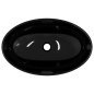 vidaXL Waschbecken Hartglas 54,5x35x15,5 cm Schwarz vidaXL Waschbecken Hartglas 54,5x35x15,5 cm Schwarz