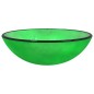 vidaXL Waschbecken Hartglas 42x14 cm Grün vidaXL Waschbecken Hartglas 42x14 cm Grün