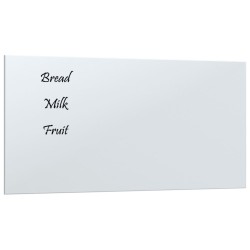 vidaXL Magnettafel Wandmontage Weiß 60x30 cm Hartglas