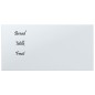 vidaXL Magnettafel Wandmontage Weiß 60x30 cm Hartglas vidaXL Magnettafel Wandmontage Weiß 60x30 cm Hartglas