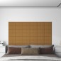 Wandpaneele 12 Stk. Braun 30x15 cm Samt 0,54 m² Wandpaneele 12 Stk. Braun 30x15 cm Samt 0,54 m²