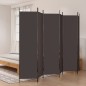 vidaXL 6-tlg. Paravent Braun 300x200 cm Stoff vidaXL 6-tlg. Paravent Braun 300x200 cm Stoff