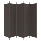 vidaXL 6-tlg. Paravent Braun 300x200 cm Stoff vidaXL 6-tlg. Paravent Braun 300x200 cm Stoff
