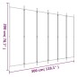 vidaXL 6-tlg. Paravent Schwarz 300x200 cm Stoff vidaXL 6-tlg. Paravent Schwarz 300x200 cm Stoff