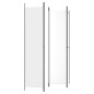 vidaXL 4-tlg. Paravent Weiß 200x220 cm Stoff vidaXL 4-tlg. Paravent Weiß 200x220 cm Stoff