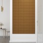 Wandpaneele 12 Stk. Braun 30x15 cm Samt 0,54 m² Wandpaneele 12 Stk. Braun 30x15 cm Samt 0,54 m²