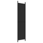 vidaXL 4-tlg. Paravent Schwarz 200x220 cm Stoff vidaXL 4-tlg. Paravent Schwarz 200x220 cm Stoff