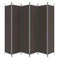 vidaXL 6-tlg. Paravent Braun 300x220 cm Stoff vidaXL 6-tlg. Paravent Braun 300x220 cm Stoff