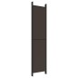 vidaXL 6-tlg. Paravent Braun 300x220 cm Stoff vidaXL 6-tlg. Paravent Braun 300x220 cm Stoff