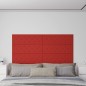 Wandpaneele 12 Stk. Weinrot 90x30 cm Kunstleder 3,24 m² Wandpaneele 12 Stk. Weinrot 90x30 cm Kunstleder 3,24 m²